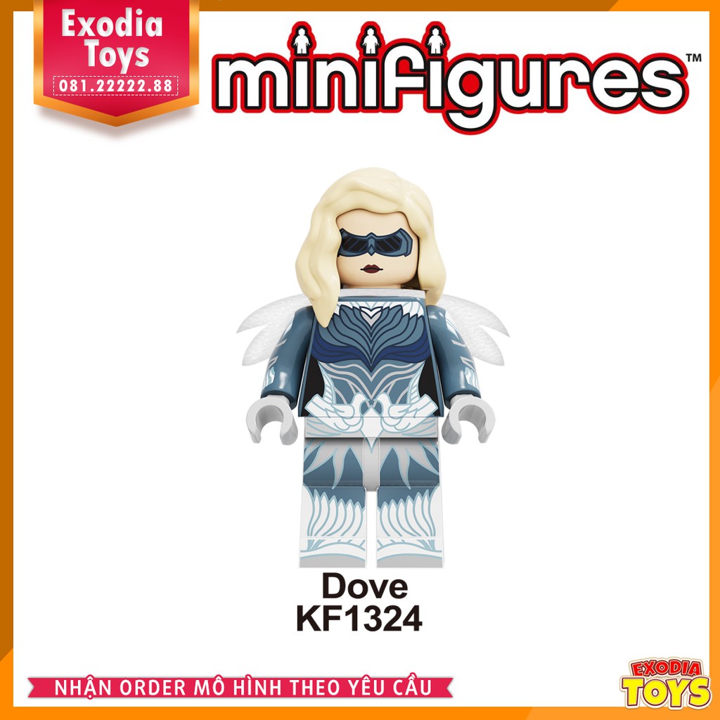 Xếp hình Minifigure siêu anh hùng Liên Minh Công Lý Young Justice - Đồ Chơi Lắp Ghép Sáng Tạo - KF6114