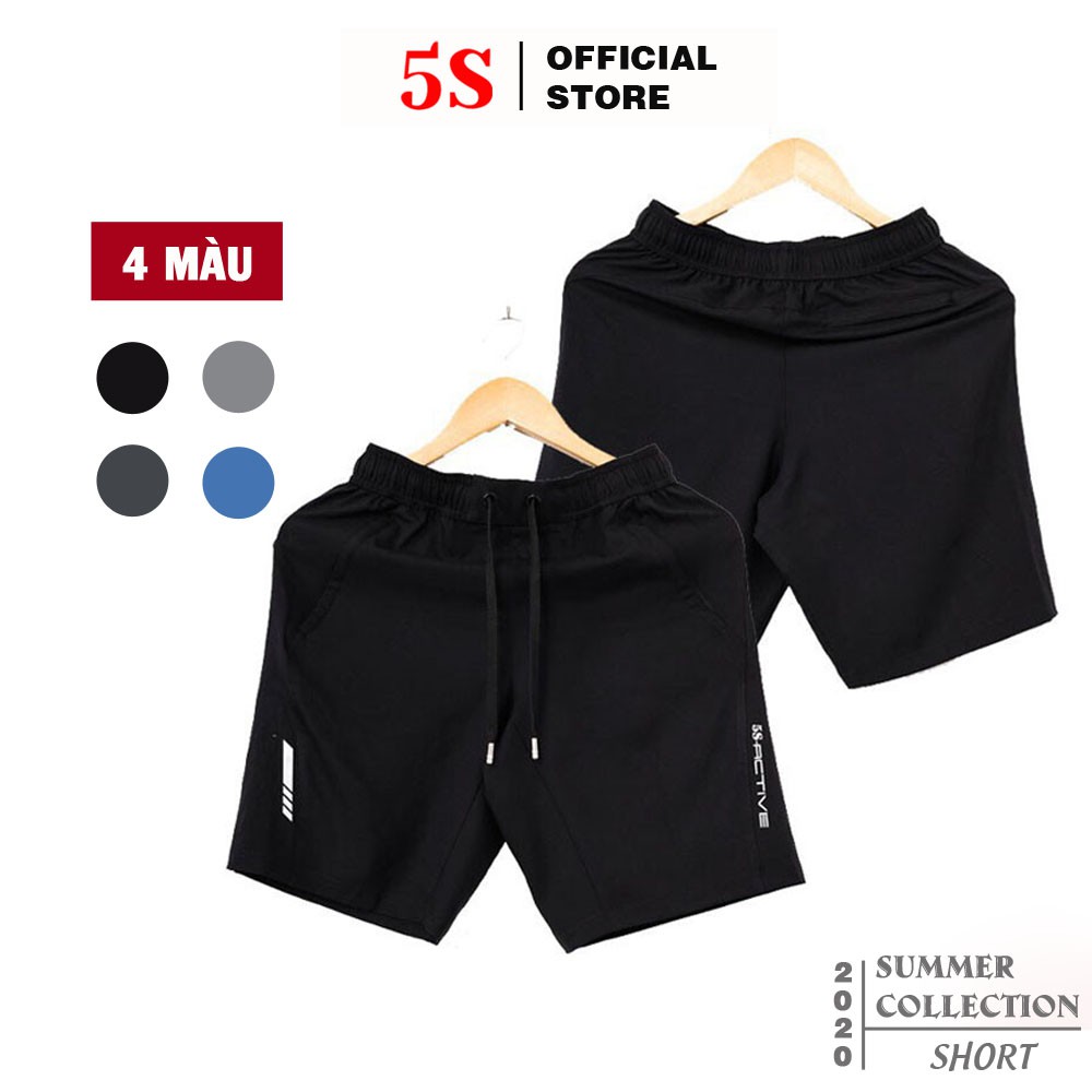 [Mã FAMALLT5 giảm 15% đơn 150K] Quần Short Nam 5S (5 màu), Vải Gió Mềm Mại, Kiểu Dáng Thể Thao (QSG002S1-01)