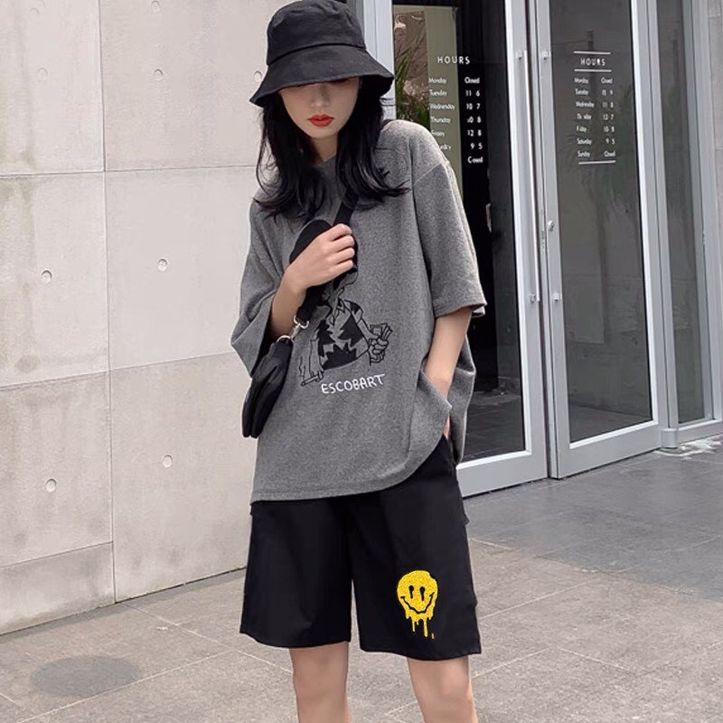 Quần lửng nữ nam thun cotton da cá unisex thể thao cao cấp ống rộng bigsize mặc nhà ngủ thời trang hàn quốc đẹp MCV