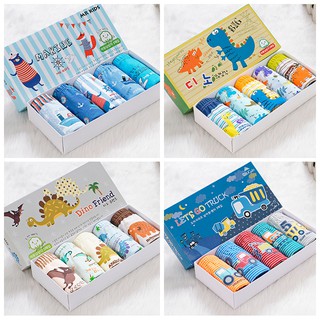 Quần lót bé trai cao cấp hộp 5 quần lót tam giác trẻ em nam NX20