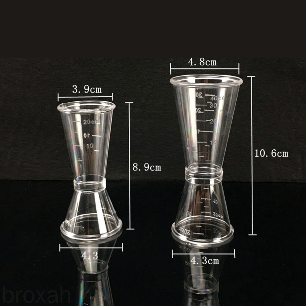 Cốc Đo Lường Bằng Nhựa Resin Trong Suốt Dùng Pha Chế Cà Phê / Trà Sữa Tiện Dụng