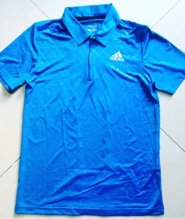 Áo thun thể thao cổ bẻ Adidas