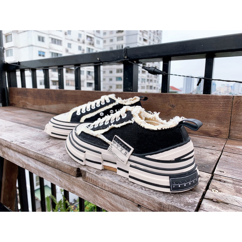 (Video) Giày Sneaker Xvessel Box Lửa, Đế Gỗ, phong cách thể thao unisex, dành cho cả nam và nữ. | BigBuy360 - bigbuy360.vn