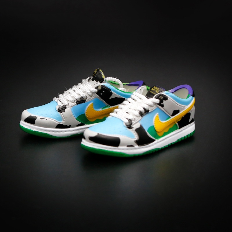 Mô Hình Giày Trượt Ván/Giày Thể Thao AJ Cổ Thấp Hình Que Kem 3D Mini Sáng Tạo Sáng Tạo