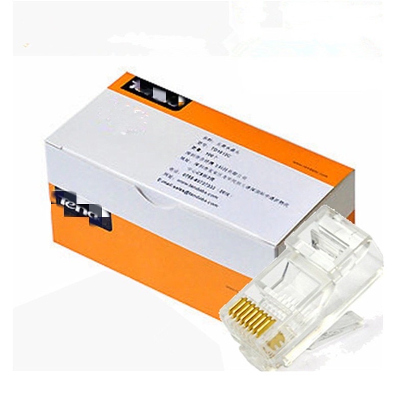 HẠT MẠNG XUYÊN THẤU Tenda, Tplink, Amp CAT6 ĐỒNG NGUYÊN CHẤT, bền, chống ô xi hóa - RJ45 CAT6 XUYÊN THẤU.