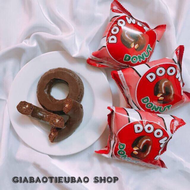 Bịch 12 Bánh Donut Doowee 360gr ( 12 chiếc)