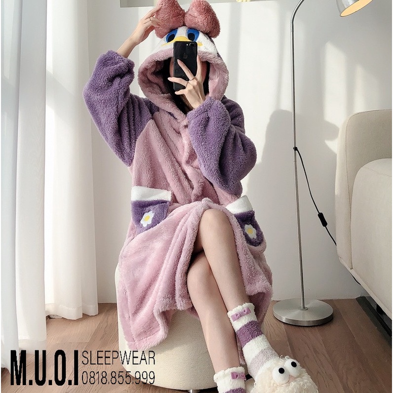 Váy ngủ choàng bông nơ lớn Sx 175 Váy ngủ sexy hothit 2022