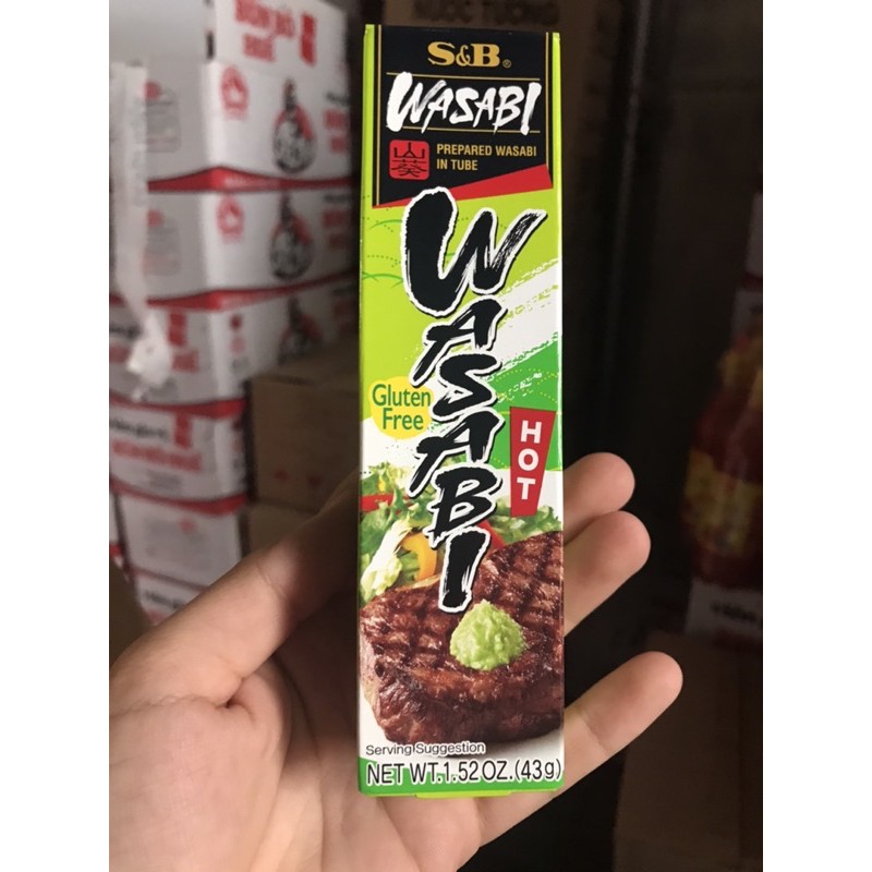 Mù tạt Wasabi hàng nhập khẩu tuýp 43gr