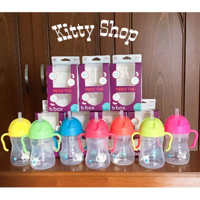 BÌNH TẬP HÚT NƯỚC B.BOX SIPPY CUP 240ML CHO BÉ TỪ 6M_ CHUẨN BILL