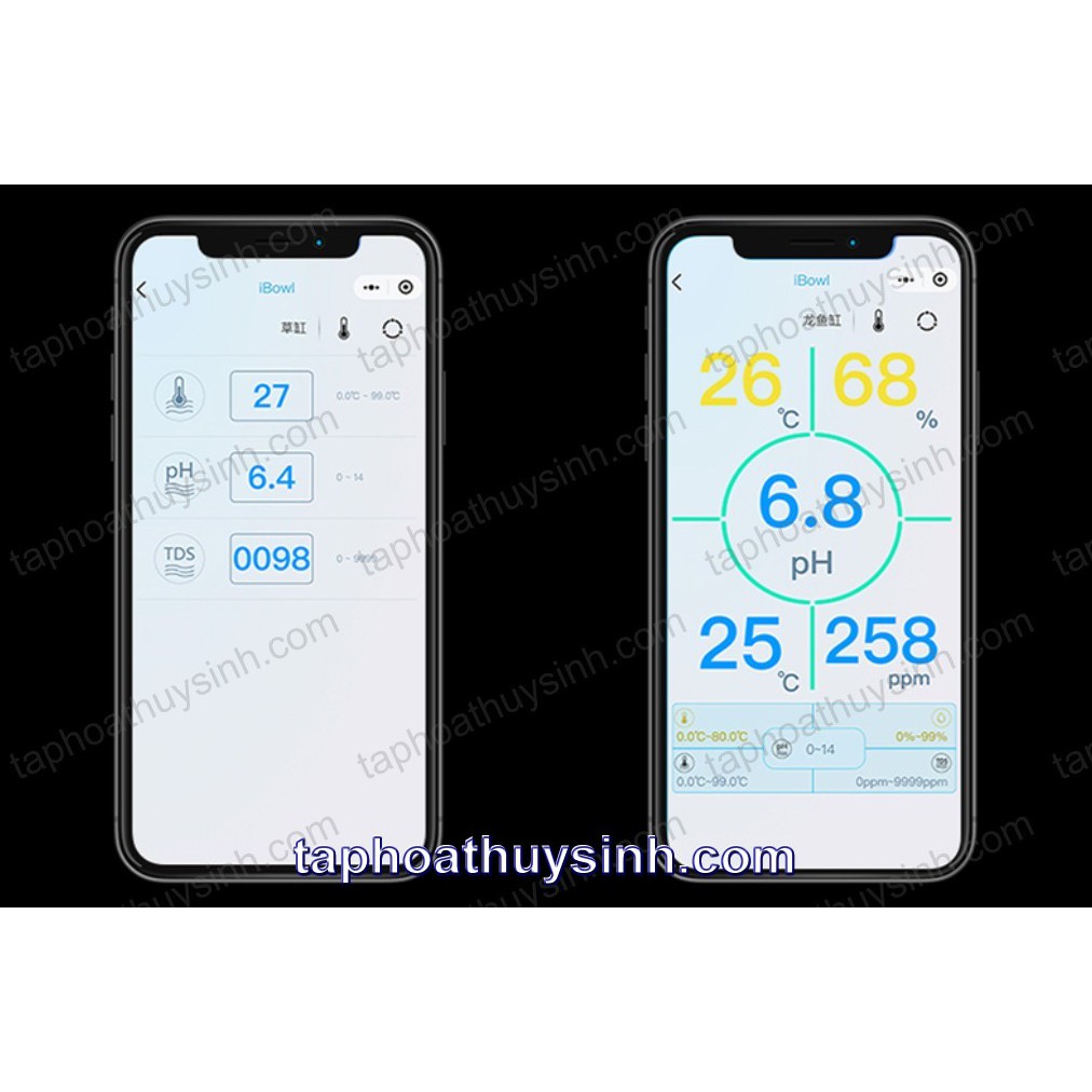 IBOWL 4.0 WIFI PRO 2021-BỘ ĐO PH - NHIỆT ĐỘ- TDS ONLINE