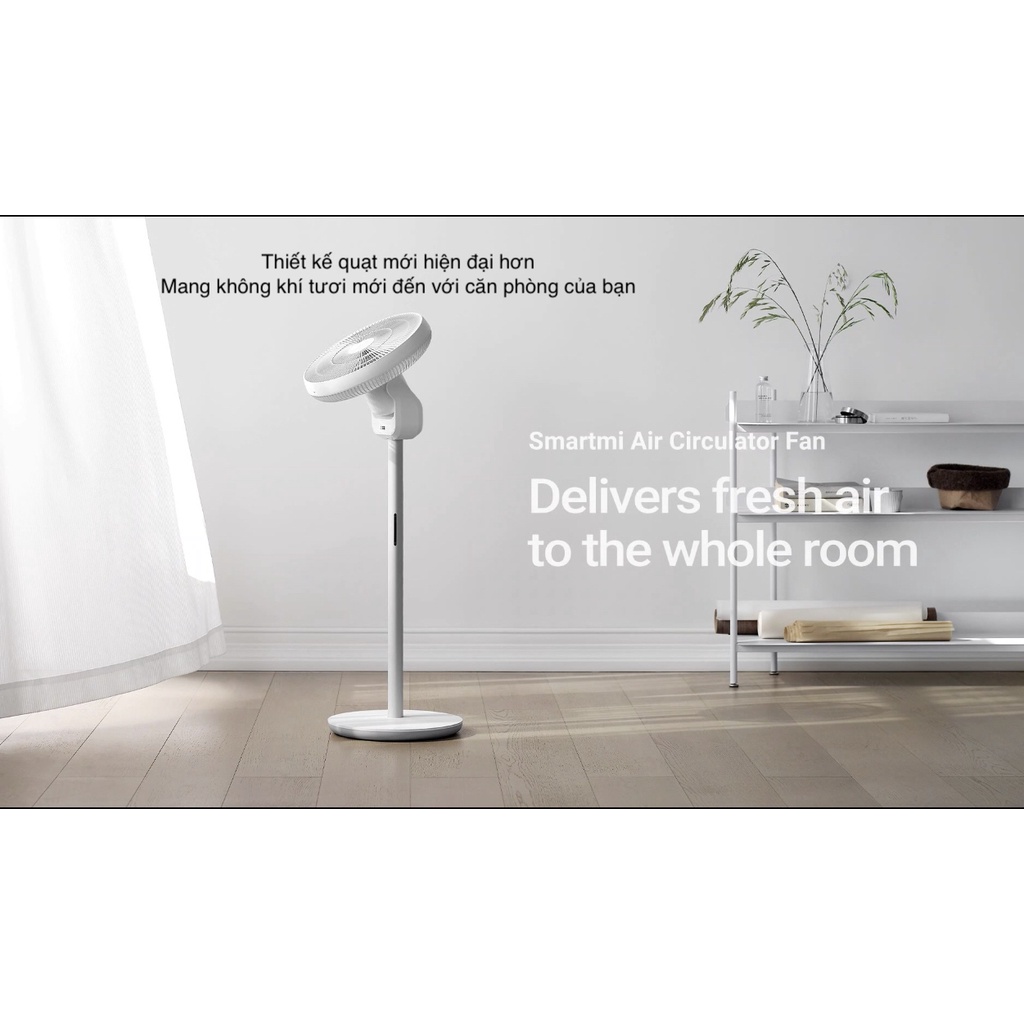 Quạt tích điện thông minh Xiaomi Gen 3 Pro Air Ciirculation Fan - BH 12T ( Có kèm Remote)