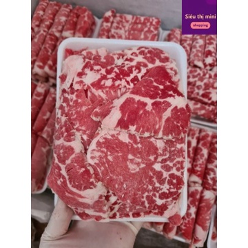Gầu bò mỹ thái mỏng xếp khay 1kg ( giao trong ngày )