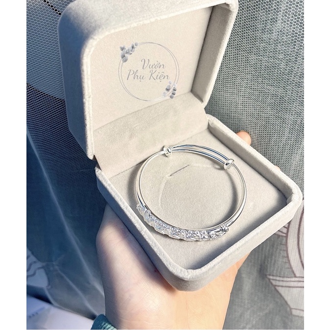 Lắc tay bạc S925 - Vòng tay bạc Ý S925 cho nam nữ có thể đeo đôi , đeo nhóm VPK001 | BigBuy360 - bigbuy360.vn