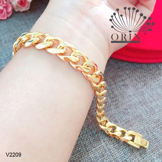 Vòng tay nam nữ, lắc tay nam nữ bền màu thiết kế cao cấp Orin V2209
