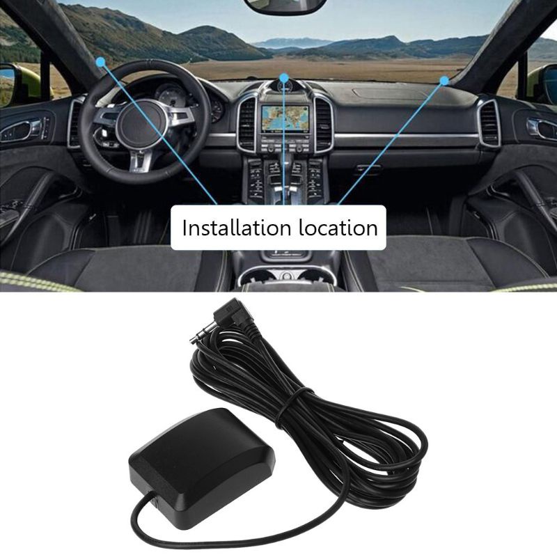 Anten gắn ngoài giắc 3.5mm dùng cho máy quay DVR/thiết bị định vị GPS trên xe ô tô