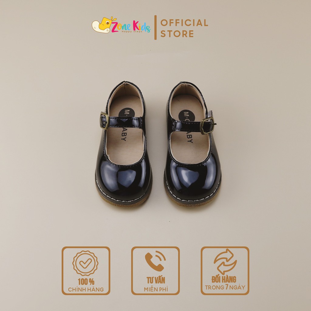 Giày búp bê da bóng cho bé gái Zonekids - A68