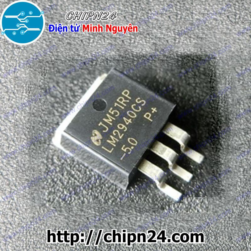 [2 CON] IC LM2940-5V TO-263 (SMD Dán) (LM2940CS-5.0 LM2940 5V 2940)