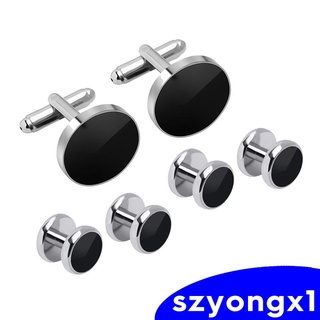 Set Khuy Măng Sét Và Khuy Măng Sét Szyongx1 Cổ Điển Dành Cho Áo Tuxedo