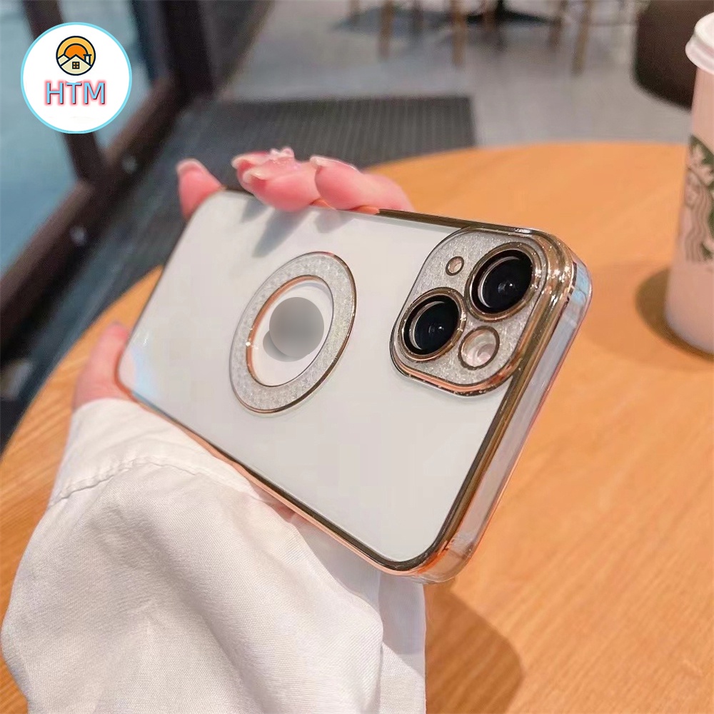 Ốp lưng mềm TPU chống rơi mạ điện Tương thích cho iPhone 13 12 11 Pro Max Promax XS Max XR X Vỏ bảo vệ