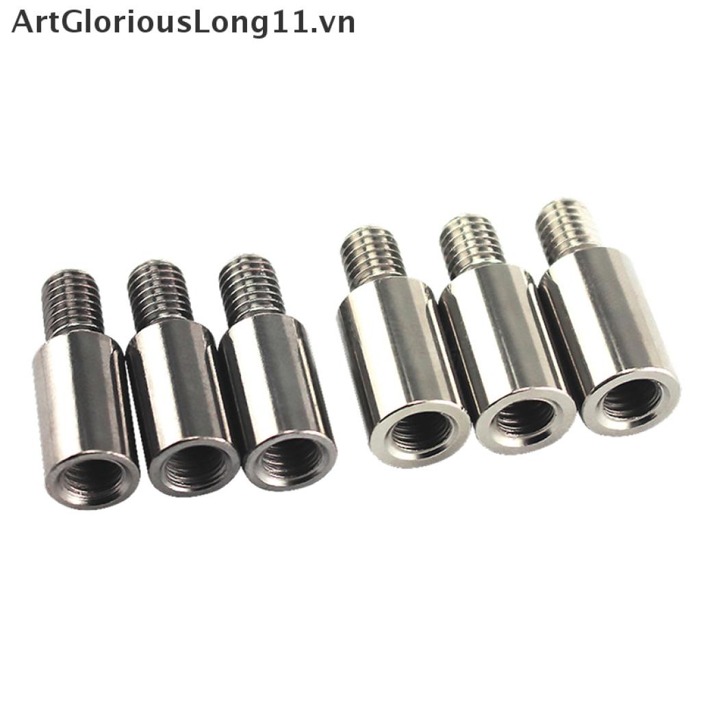 【ArtGloriousLong】 2Pcs Boxing Game Player Chrome Arcade Joystick Shaft Extender For SANWA Shimizu VN