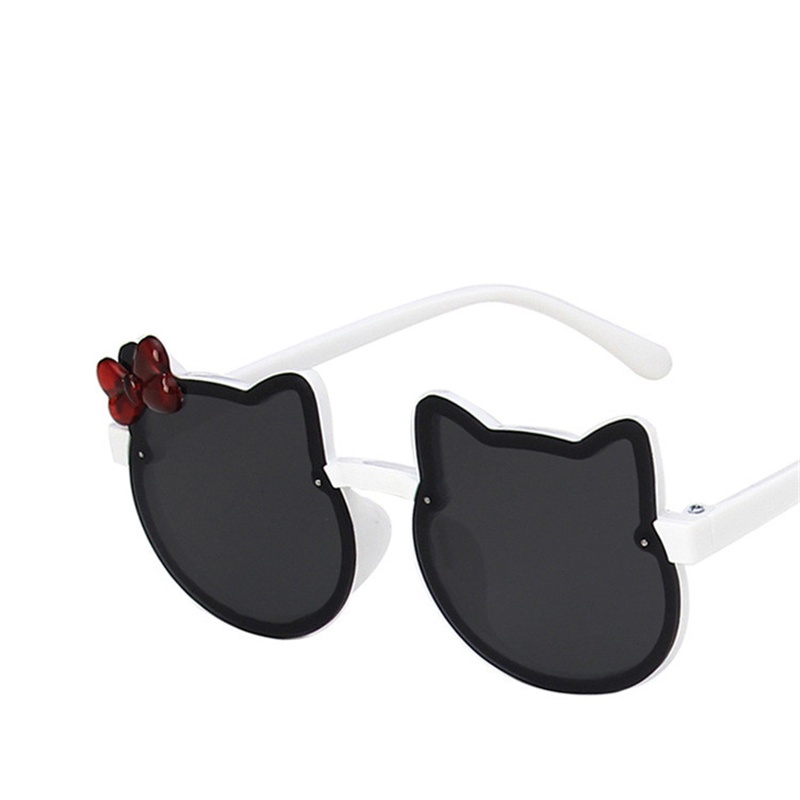 Kính Mát Hình Tai Mèo Dễ Thương Chống Tia UV Cho Bé Gái