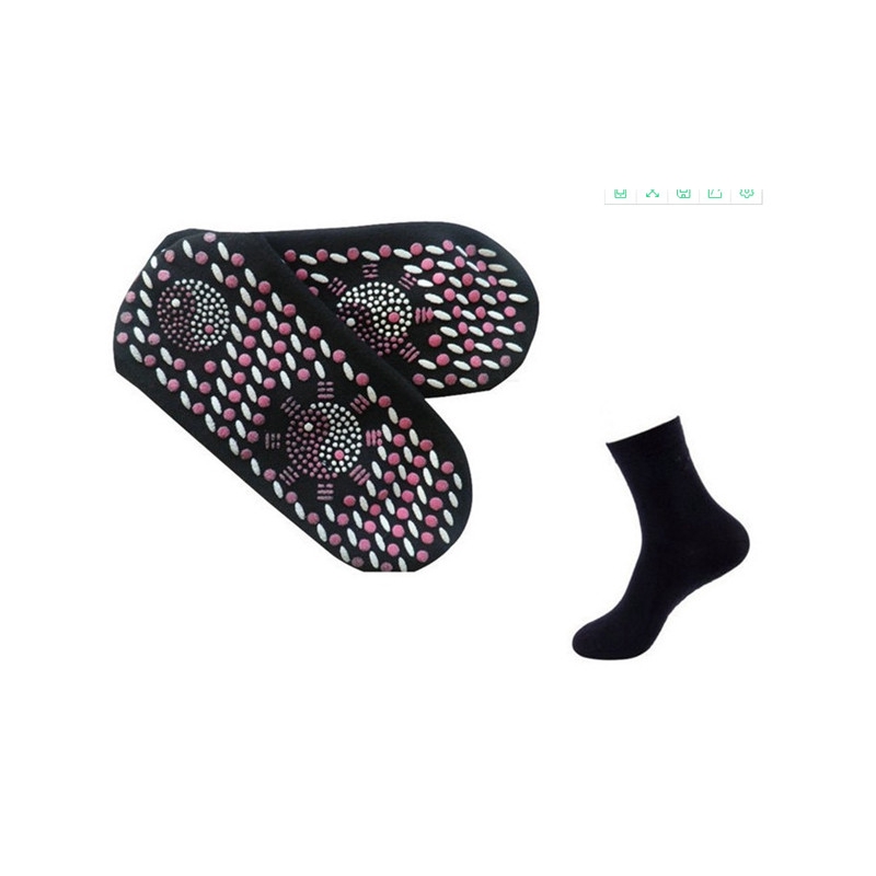 Lanfy1 (Hàng Mới Về) 1 Cặp Vớ Từ Tính Tự Sưởi Ấm Chăm Sóc Sức Khỏe Thời Trang 2020