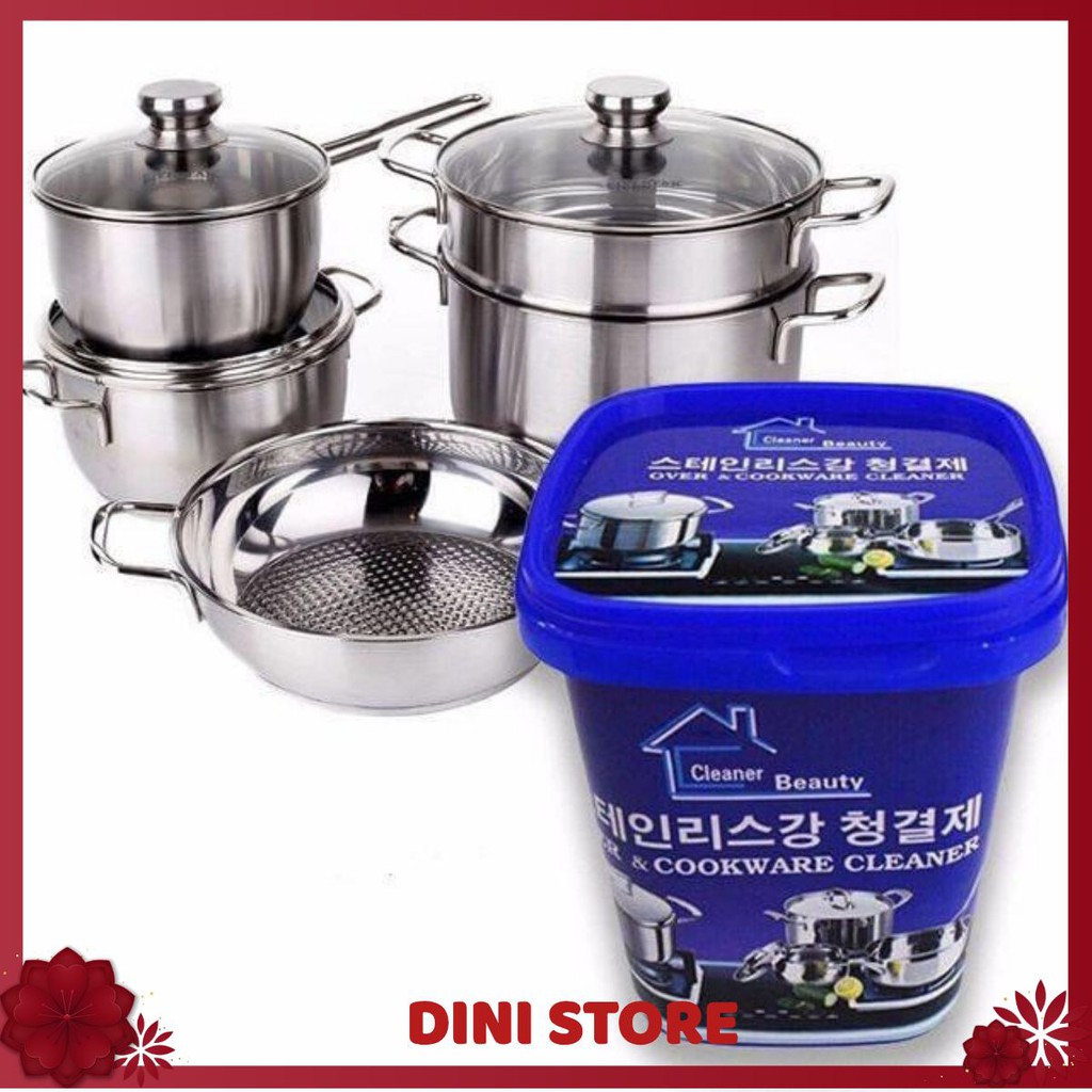 [FREESHIP]Kem Tẩy Xoong Nồi Đa Năng Hàn Quốc Oven Cookware Cleaner  Loại To, Tẩy Sạch Mọi Vết Gỉ