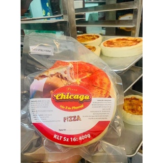 Pizza Chicago nhân nhồi 400g - Loại ngon, gấp 3 lần phô mai ( Giao hàng Nội thành Hà Nội)