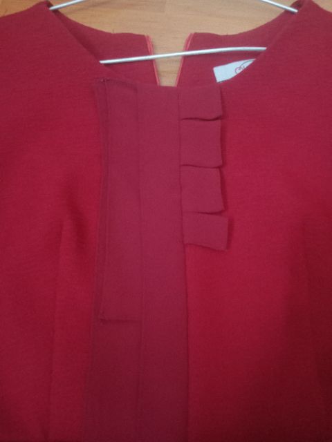 Thanh lý đầm váy liền thân thiết kế size S màu đỏ đô