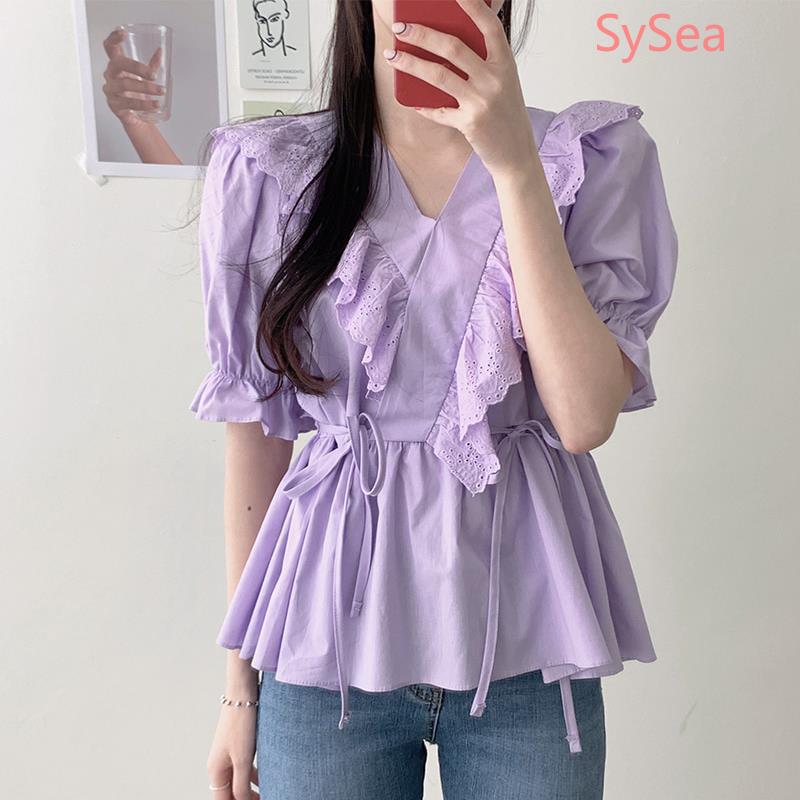 Áo Sơ Mi Ngắn Tay Thiết Kế Đơn Giản Thời Trang Dành Cho Nữ