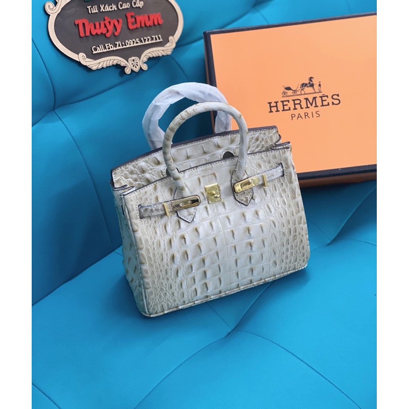 Túi Hm cá sấu vân lưng nổi Fullbox