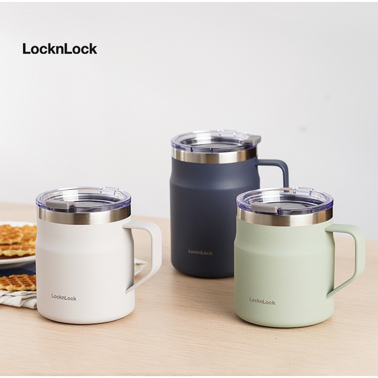 Cốc giữ nhiệt Inox304 Lock&amp;Lock Metro Mug 475ml LHC4219NVY Xanh Navi