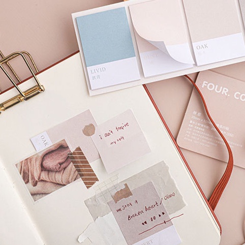 Thẻ Ghi Chú Nhiều Màu Sắc Sáng Tạo Có Thể Xé Ra