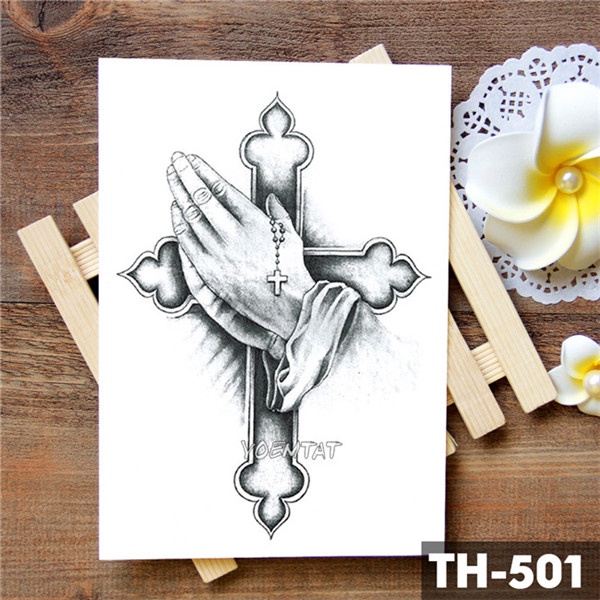 Hình Xăm Dán Tạm Thời Chống Nước Hình Đôi Cánh Thiên Thần
