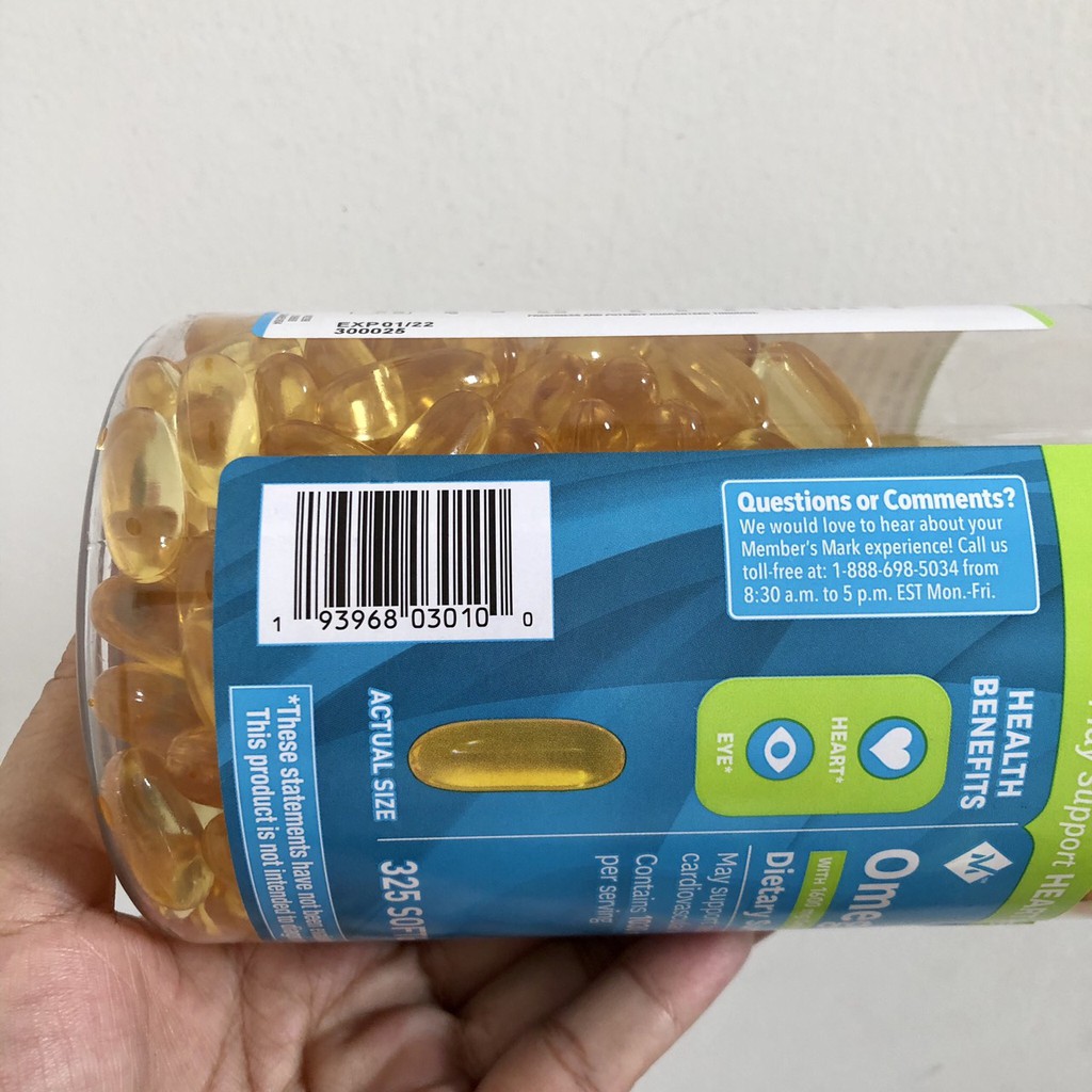 ❤️ BIG SALE [Date 6/2022] OMEG 369 Member's Mark 325 viên Mỹ | BigBuy360 - bigbuy360.vn