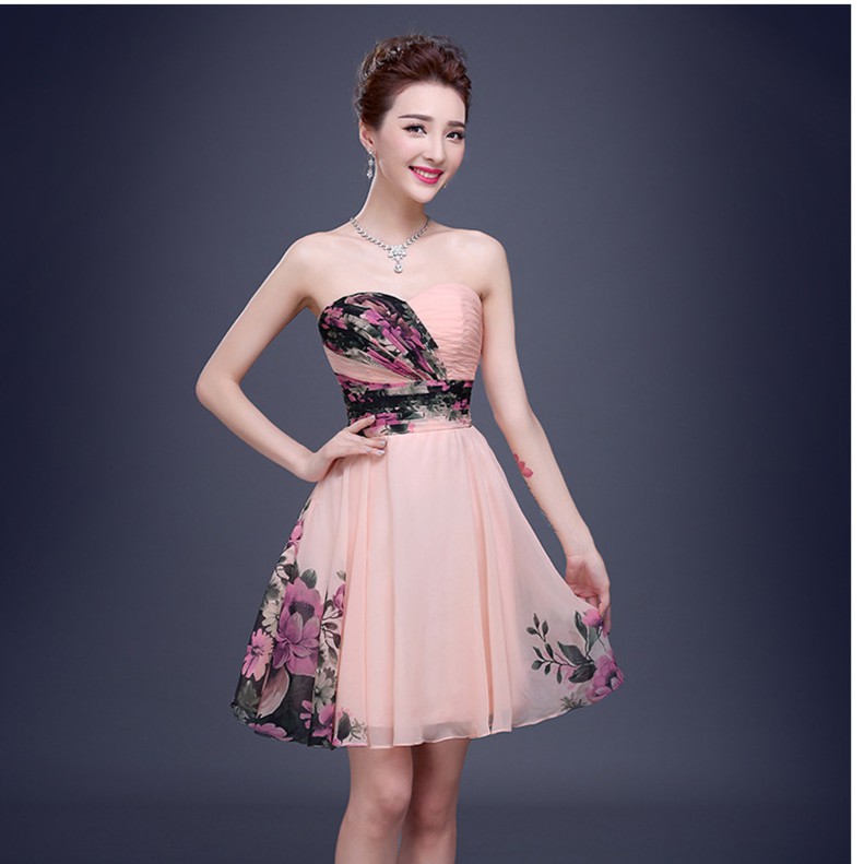 Đầm dạ hội voan hoa