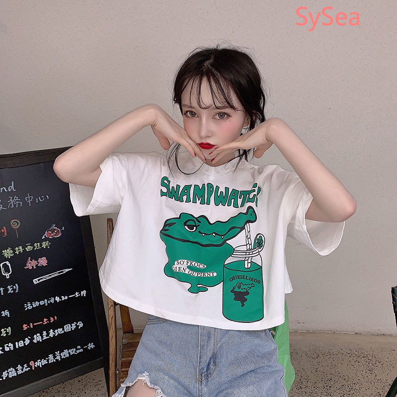 Áo thun tay lỡ dáng rộng thời trang mùa hè dành cho nữ