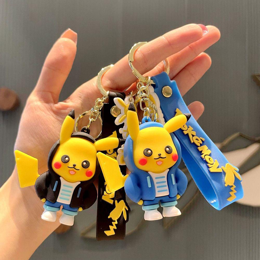 Móc Khóa Hình Pikachu Hoạt Hình Dễ Thương