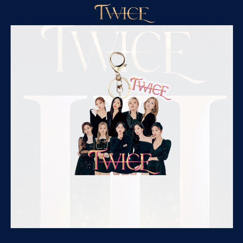 Móc Khóa Acrylic In Hình Các Thành Viên Nhóm Nhạc TWICE