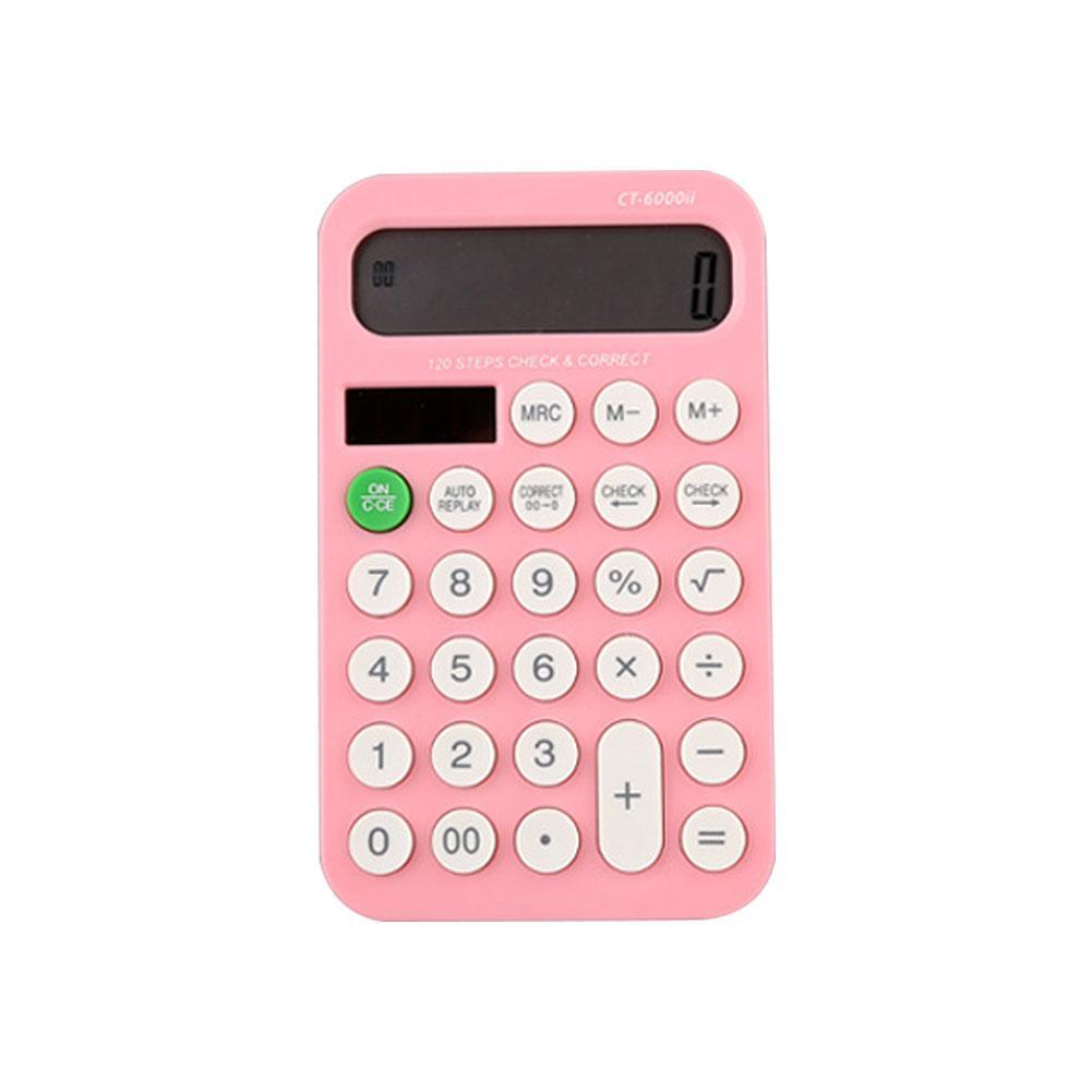 【Happy sunshine】New creative candy color mini calculator cute simple portable calculation plastic material school supplies