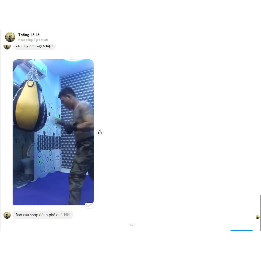 Vỏ bao quả lê 80 cm Vua Võ Thuật chuẩn phòng tập