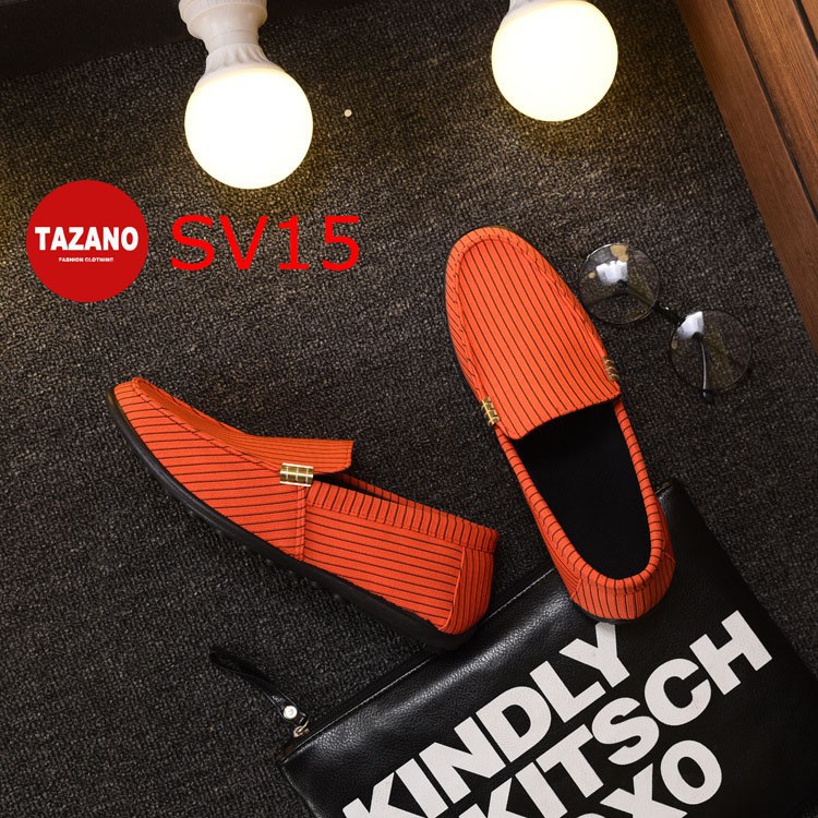 [ SIÊU HOT] Giày Lười Nam Cao Cấp [ Đen SV15, Cam- SV16, Trắng- SV17] | BigBuy360 - bigbuy360.vn