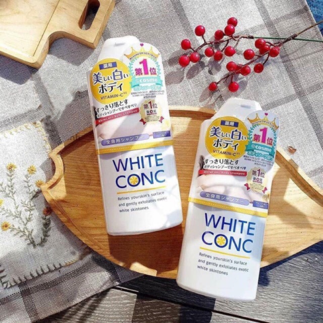 Gom được 1 ít sữa tắm dưỡng thể White conic dưỡng trắng không thể thiếu ở mùa hè này, gom từng đợt thôi nên nhanh hết đó