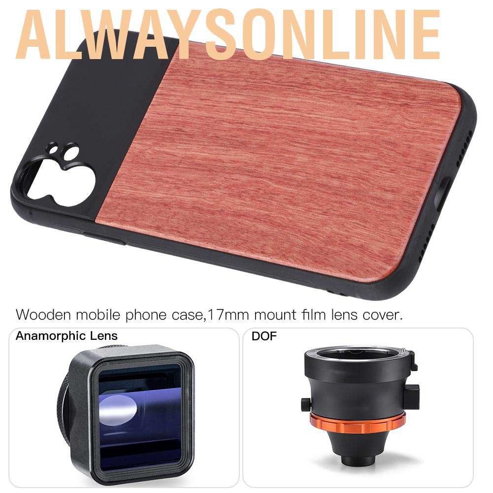 Alwaysonline Ulanzi Portable Smartphone Protection Case 17mm Mount Film Lens Cover for IOS11