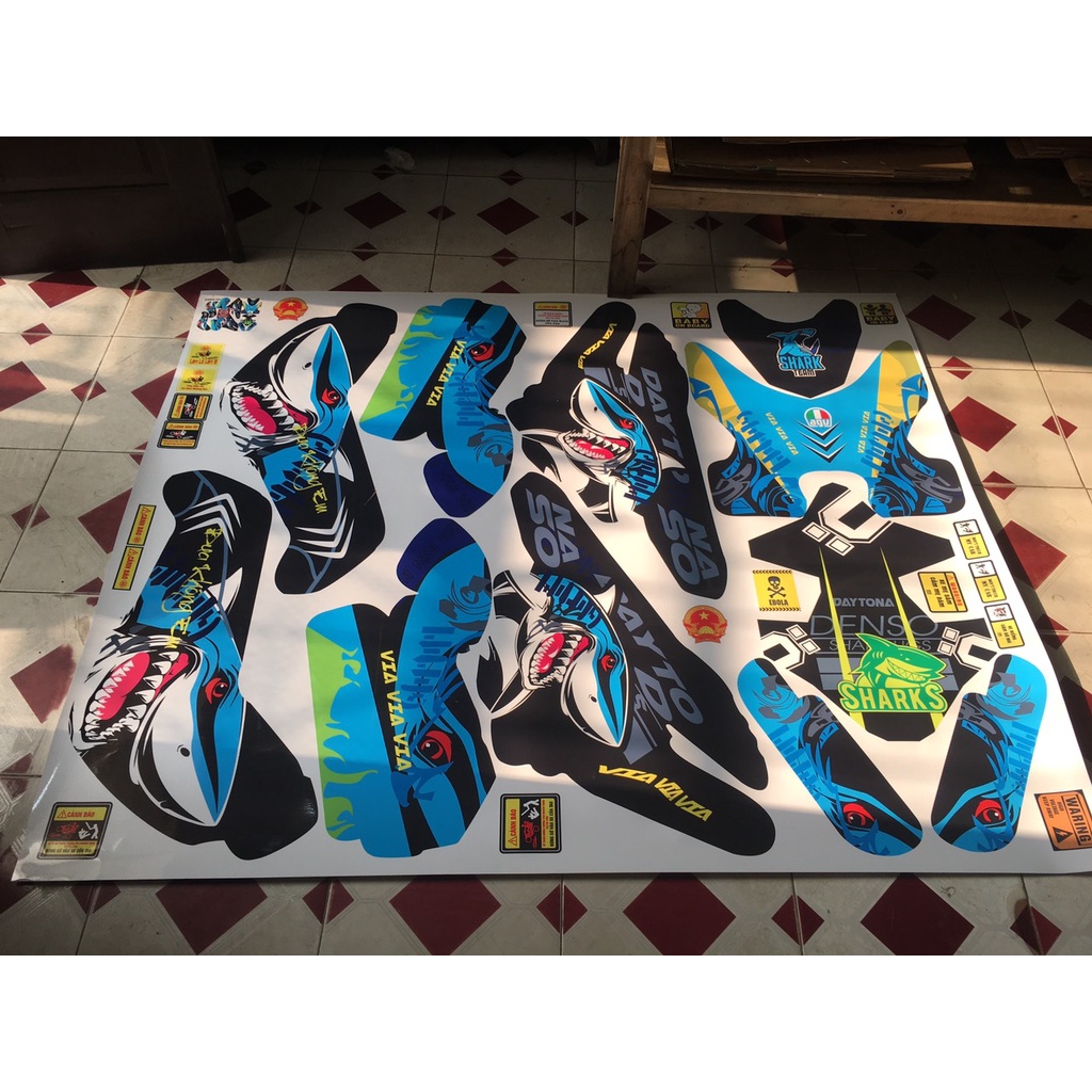 Tem Decal Xe Điện Xmen  09