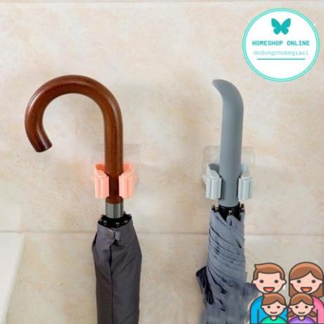 Combo 10 Móc treo giữ chổi cây lau nhà không thấm nước chịu lực tốt dán tường tiện dụng