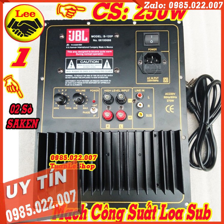 MẠCH CÔNG SUẤT LOA SUB - LOA SIÊU TRẦM JB - 2 SÒ SANKEN