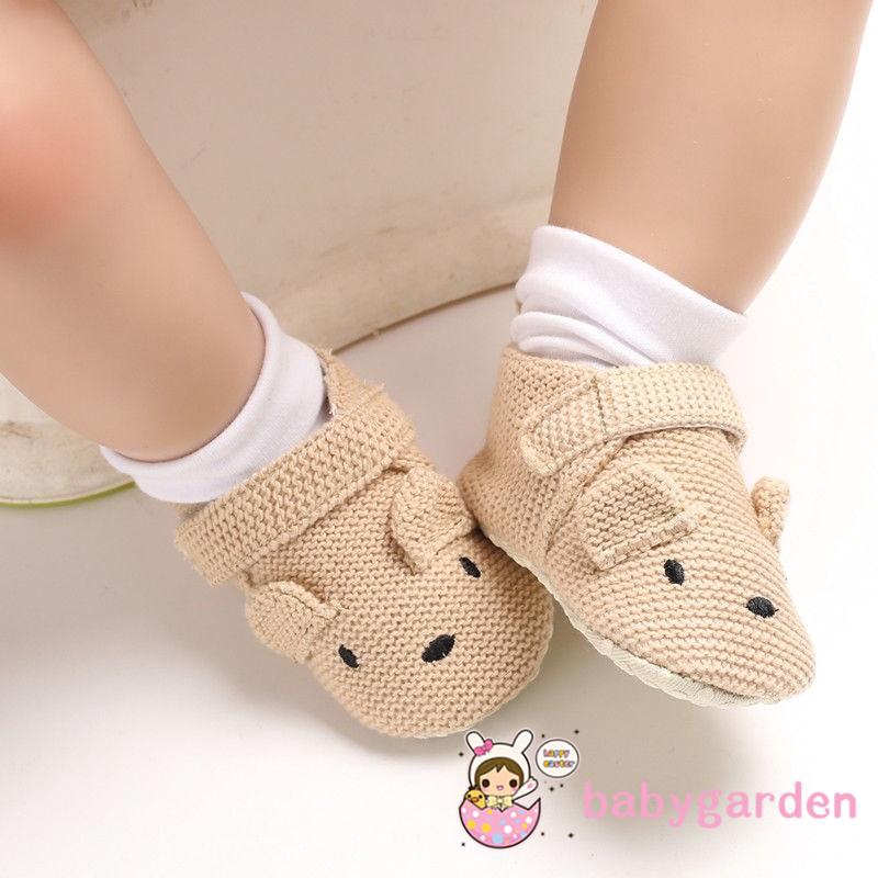 Giày cotton dạng đan đáng yêu cho em bé
