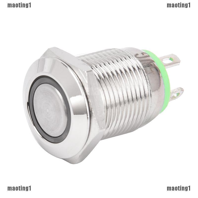 maoting.vnCông tắc nút nhấn có đèn LED 12mm 5V chống nước♥ | BigBuy360 - bigbuy360.vn
