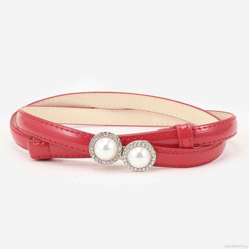 Thắt Lưng Mỏng Khóa Ngọc Trai Có Thể Điều Chỉnh Được Cho Nữ